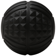 마사지볼 근막 스트레칭 이완 발바닥 마사지 도구 12cm 블랙 포커스밸류, 1개