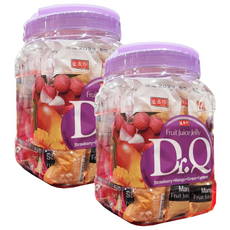 DR.Q 닥터큐 과즙젤리 4종 60g 24개 1440g 대만 냉장 과일 곤약 젤리 딸기 망고 포도 리치 코스트코 대용량, 1.44kg, 2개