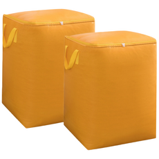 비바띵즈 이사박스 이사가방 240L 대형 이삿짐 옷정리가방 특대형 타포린백, 2개, 옐로우