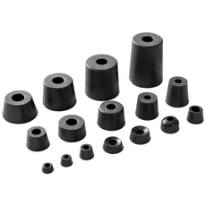 명가철물 고무발 고무받침 높이 조절발 다리 방진고무, 검정, 10개