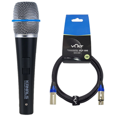 카날스 BKD-201 유선 마이크 보컬 강의용 방송용 다이나믹 마이크 VOLT XLR 양캐논 5M 케이블