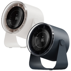 Hyades 무선 회전식 BLDC 모터 저소음 캠핑 사무실 탁상용 선풍기-AF02, 네이비+화이트