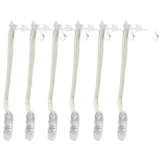 드림널스 간호사를 위한 가위 스프링집게줄 분실방지 6개 1set (투명), 1세트