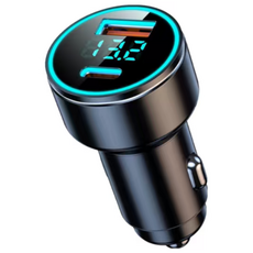 車載USB充電器 車用電源供應器 雙孔超級快充 USB Type-C 快充 PD+USB QC3.0, 車載充電器