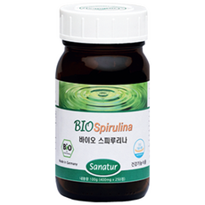 원말100% [독일Sanatur] 콜레스테롤개선 독일 바이오 스피루리나 1병 (400mg * 250정), 250정, 1개