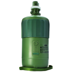 아이시니 자동 정지 에어펌프 충전식 공기주입기 AAP03, 그린, 1개