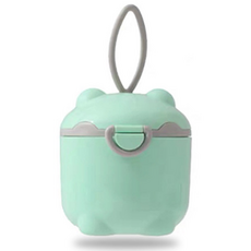 DING DONG PET 狗狗 Ruen 迷你便攜式飼料儲存罐 大型, 薄荷綠, 1個, 180ml