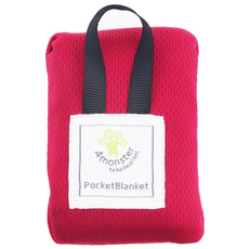 초경량 1인용 미니 포켓 방수 돗자리, 레드