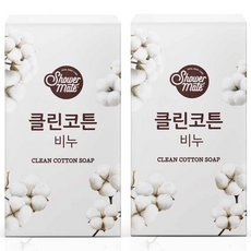 [애경] 샤워메이트 클린코튼 비누 100g 4입, 8개입