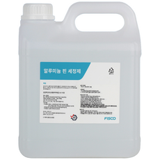 알루미늄핀 세정제 4L 에어컨세척제 냉각핀 핀코일 세척제 크리너, 1개