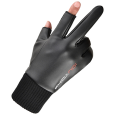 보리보리 오토바이 방한 방수 스마트 터치 가죽 장갑, 컷장갑