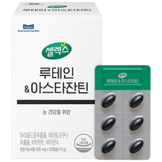 Maeil 每日 葉黃素+蝦紅素軟膠囊, 12g, 1盒