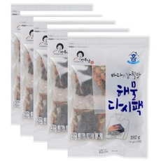 안옥남 해물 국물용 다시팩, 192g, 5개