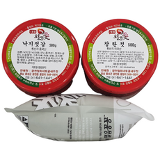 [토굴안애] 1+1 광천 낙지젓+창란젓 500g, 1세트