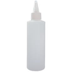 다담 HDPE 200ml 원통 뾰족캡 용기 리필 공병 소스 양념 미술 물감 세차 소분 통, [용기X] 흰색 뾰족캡(24파이 분리형), 1개