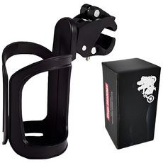 아이티모터스 오토바이 컵홀더 물병거치대 자전거 킥보드 유모차 다용도컵홀더, 블랙(컬러박스)