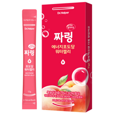 짜링 에너지 포도당 워터젤리 에너지젤 복숭아맛 스틱 5개입 4박스, 4개