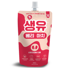 마이베프 생유베리마치 펫밀크, 크랜베리맛, 200ml, 3개