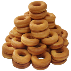 오븐에 구운 미니도너츠 250g+250g (약50개입) 당일생산 무방부제, 10g, 50개