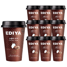 이디야 컵커피 쇼콜라 모카, 300ml, 10개
