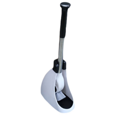 磁吸黏貼式馬桶清潔刷, 灰色, 1個