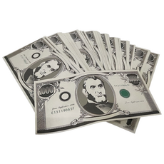 [KC인증] JL매직 수업용지폐(100장)Fake Money 어린이 경제 교육 마술수업도구, 1세트