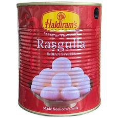 Rasgulla 라스굴라 인도 전통 디저트 설탕 시럽에 담긴 부드러운 치즈 볼, 1kg, 2개