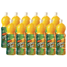 자연은 고칼슘 오렌지 페트 1.5L, 12개