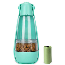 DING DONG PET 寵物6合1攜帶式水瓶, 1個, 薄荷