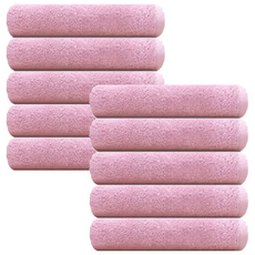 송월타올 30수 130g 파스텔컬러 심플호텔무지, 1개, 분홍 10장