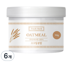 신선약초 오트밀 분말, 90g, 6개