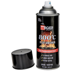 다우몰 800도 초고온 내열 페인트 락카 스프레이, 5개, 420ml, 흑색(TG800BL)