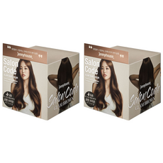 jennyhouse 婕宜彩妝 時尚沙龍級染髮劑, 2盒, 華麗棕色