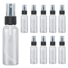 香水噴霧瓶 50ml, 黑色(瓶蓋), 10個