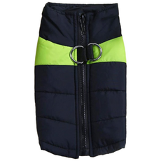 방수 지퍼 패딩 조끼 WI014DG, 형광그린, 1개