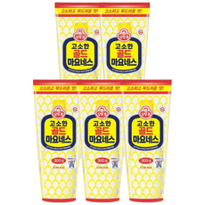 오뚜기 고소한 골드 마요네즈 300g 부드러운, 5개