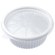 EL 일회용 PP 국용기 105파이 주름무늬 소 백색 1 000개 세트 합포장, 1개, 1000세트