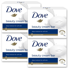 도브 뷰티 바 비누, 90g, 4개