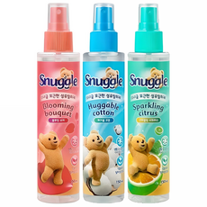 [스너글] 섬유탈취제 허거블 150ml + 블루밍 150ml + 스파클링 150ml, 1세트