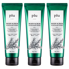 plu 身體磨砂膏 迷迭香草本香, 200g, 3個