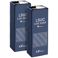 LSUC 2.8V 3000F 고용량 슈퍼 커패시터, 2개, 1개입