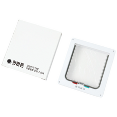 핫버튼 중소형견 펫도어, 1개, 화이트