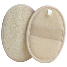 磨砂去角質沐浴巾, 米色, 1個, 1入