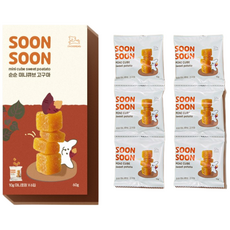 코코댕 국산 고구마 소포장 노즈워크 포켓 순순 미니 큐브 야채 트릿 유치원 간식 강아지 저알러지, 10g, 6개