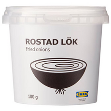 이케아 ROSTAD LOK 로스타드 뢰크 양파튀김 302.371.76, 100g, 1개