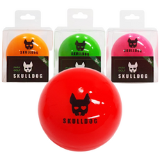 스컬독 파크골프공 3피스 가시성 높은 파크골프볼 고반발 파크공, 레드, 1개