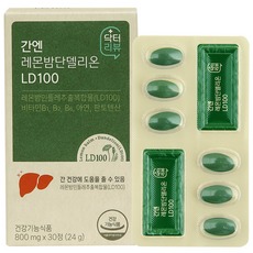 [간건강 개별인정]닥터리뷰 간엔 레몬밤단델리온 LD100, 1박스, 30정