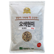 대한농산 오색현미 혼합곡, 4kg, 1개