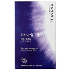 스타벅스 티바나 얼 그레이 (3g X 12개입), 3g, 1개, 12개입
