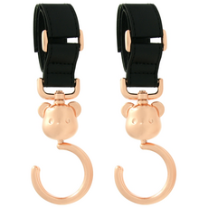 커즈니 빅베어 유모차걸이, 골드핑크, 2개